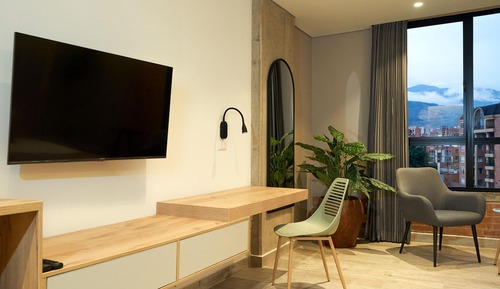 Habitación con 2 camas individuales