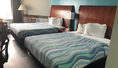 Estudio Deluxe, 2 camas de matrimonio, no fumadores, vistas al mar