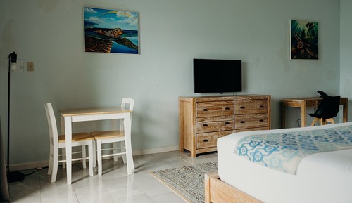 Habitación superior, 1 cama de matrimonio grande, vistas al mar