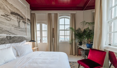 Habitación Deluxe doble, vistas al mar, mirando al mar