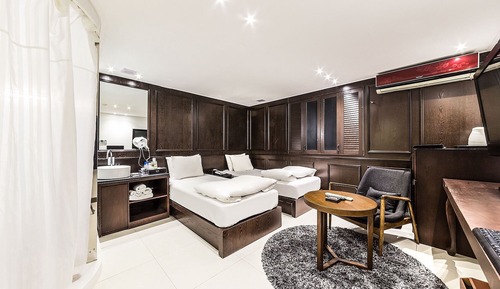 Room (Deluxe Twin (55 inch TV + luxury matt)