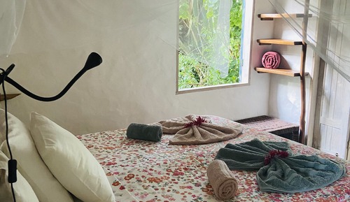 Suite Deluxe, 1 cama de matrimonio, materiales antialérgicos, vistas al jardín
