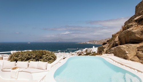 Suite ejecutiva, piscina privada, vistas al mar