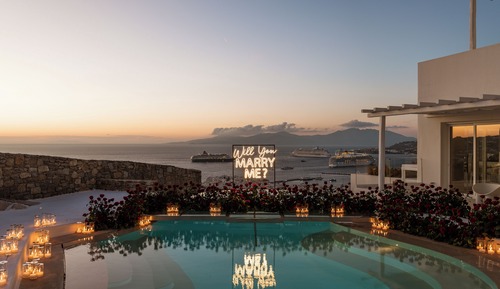 Suite, piscina privada, vistas al mar (Lovia)