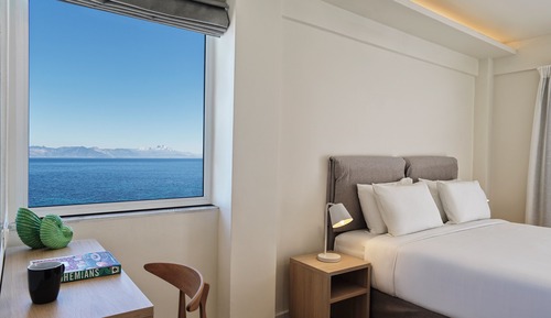 Habitación Deluxe, vistas parciales al mar