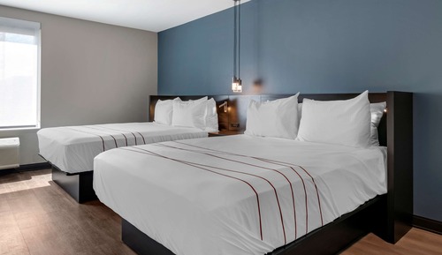 Habitación estándar, 2 camas de matrimonio, accesible para personas con discapacidad, frigorífico