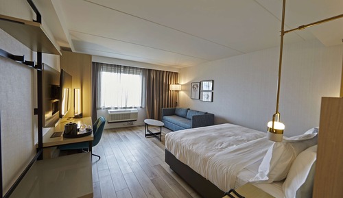 Habitación Deluxe, 1 cama de matrimonio grande con sofá cama