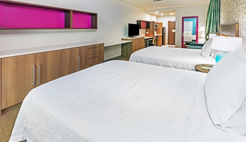 Suite estudio, 2 camas de matrimonio