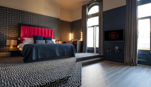 Suite Grand, 1 cama de matrimonio grande, no fumadores, vistas a la ciudad
