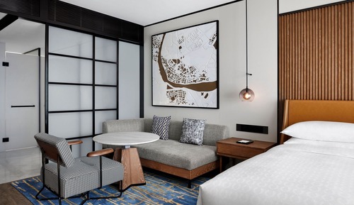 Habitación ejecutiva, 1 cama de matrimonio grande, balcón
