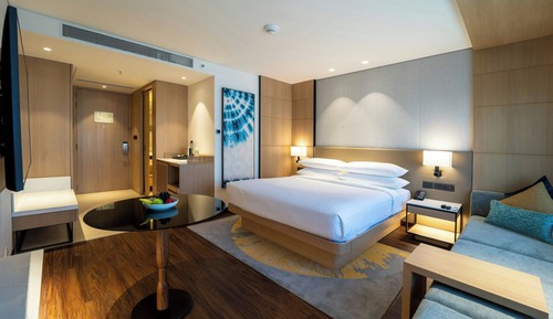 Habitación Deluxe, 1 cama de matrimonio grande, vistas a la ciudad