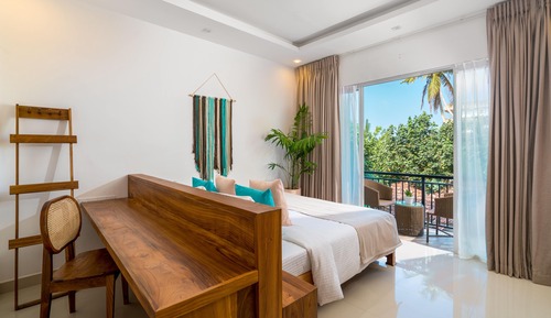 Habitación Deluxe doble, vistas al jardín