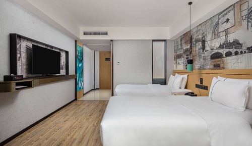 Habitación Business, 2 camas individuales, no fumadores, vistas a la montaña