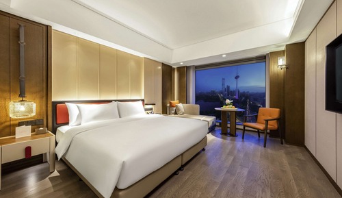 Swiss, Habitación, 1 cama de matrimonio grande, vistas a la ciudad