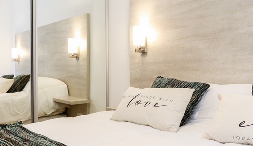 Apartamento estándar, 1 cama de matrimonio con sofá cama, vistas a la montaña