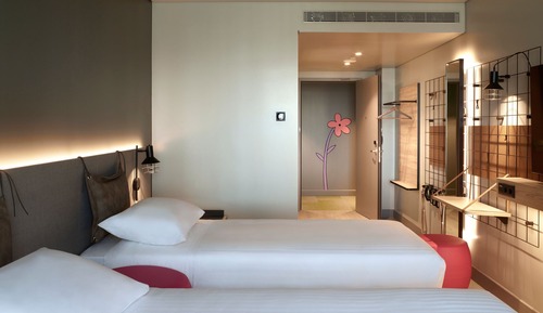 Habitación, 2 camas individuales, no fumadores, vistas a la ciudad