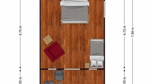 Habitación Confort doble, varias camas, no fumadores, vistas al jardín