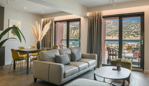 Apartamento superior, 3 habitaciones, balcón, vistas al mar