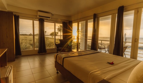 Habitación familiar, vistas al mar