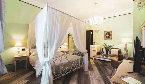 Habitación de lujo doble, baño privado, vistas al jardín
