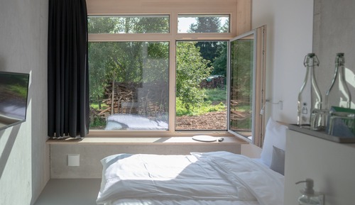 Habitación, vistas al jardín