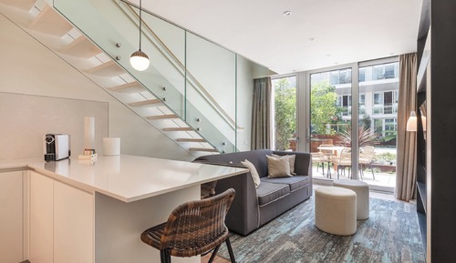 Regency, Suite, 2 habitaciones, vistas al patio