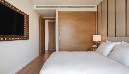 Suite Deluxe, 1 cama de matrimonio con sofá cama (Bridge View)