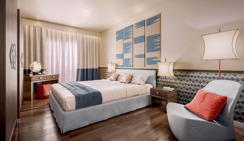 Suite ejecutiva, 2 habitaciones, no fumadores, vistas a la ciudad