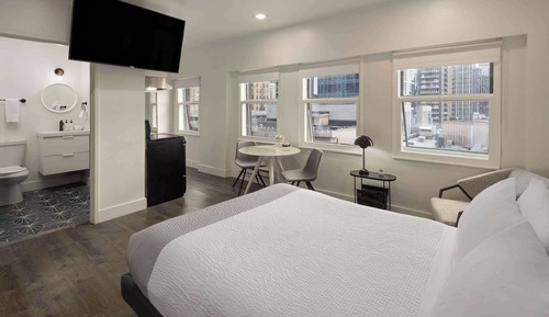 Apartamento, 1 cama de matrimonio, no fumadores, vistas a la ciudad (Studio)