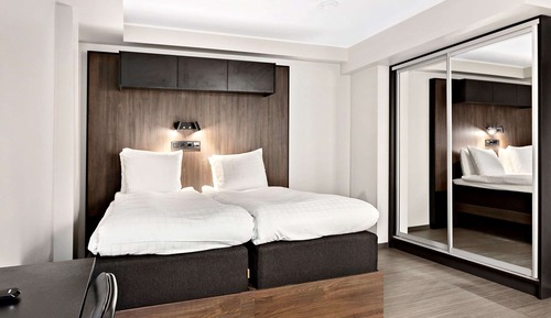 Habitación estándar, 2 camas individuales, no fumadores, sin ventanas