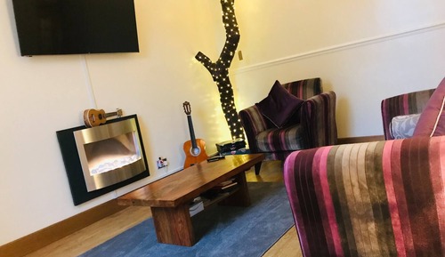 Apartamento, 1 habitación, chimenea, vistas al jardín