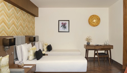 Habitación Premium, 2 camas individuales, balcón, vistas a la piscina