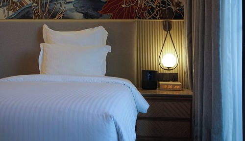 Habitación Deluxe, 2 camas individuales, balcón, en la zona del jardín