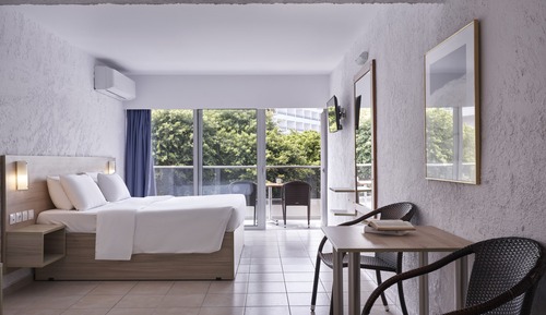 Habitación con 1 cama doble o 2 individuales