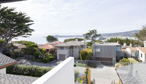 Habitación panorámica, 1 cama de matrimonio grande, balcón, vistas al mar