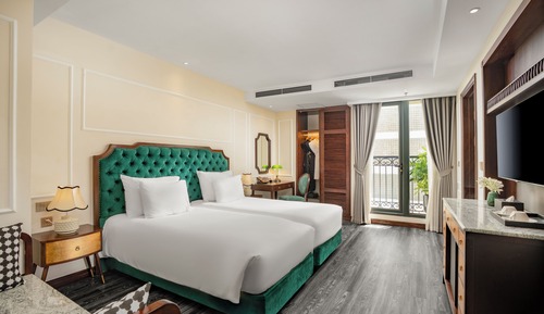 Suite ejecutiva, balcón