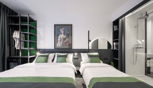 Habitación triple estándar, vistas al río