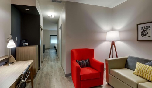 Suite estudio, 2 camas de matrimonio, accesible para personas con discapacidad, no fumadores