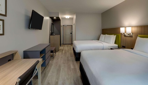 Habitación, 2 camas de matrimonio, accesible para personas con discapacidad, no fumadores