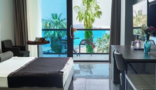 Habitación superior, vistas al mar
