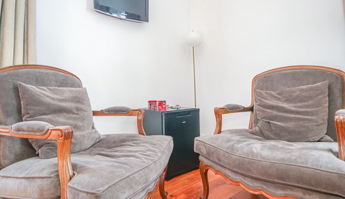 Habitación Deluxe, 1 habitación, frigorífico, vistas al jardín