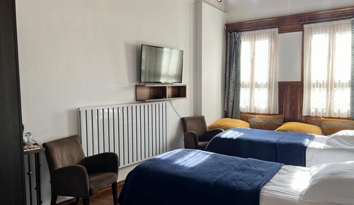 Habitación estándar con 2 camas individuales, fumadores, vistas a la montaña