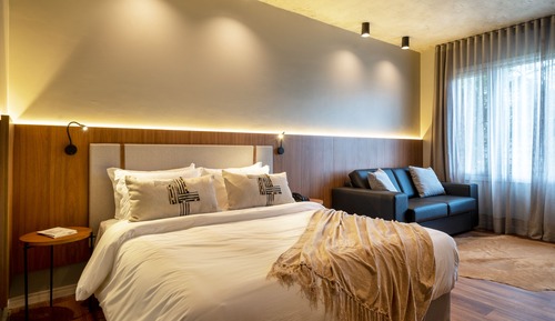 Habitación básica con 1 cama doble o 2 individuales
