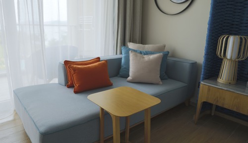 Habitación, 1 cama de matrimonio grande, vistas al mar