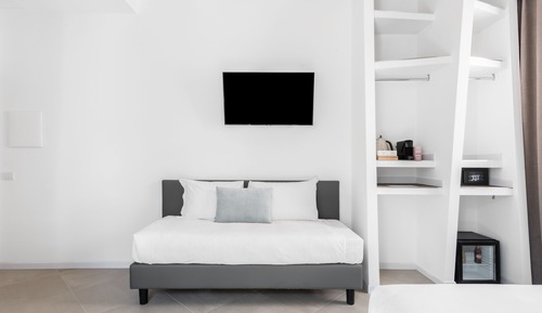 Habitación triple, terraza