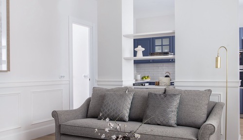 Apartamento de lujo, 1 cama de matrimonio, planta baja