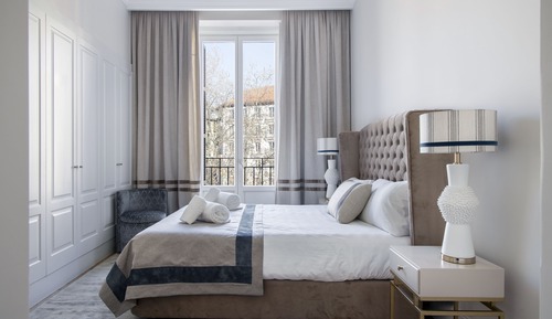 Apartamento de lujo, 1 cama de matrimonio grande, vistas a la ciudad