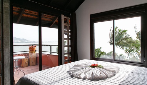 Habitación panorámica doble, balcón, vistas al mar