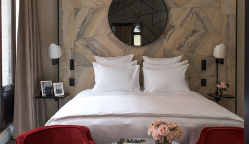 Habitación Deluxe doble, 1 cama de matrimonio grande, acceso a la piscina