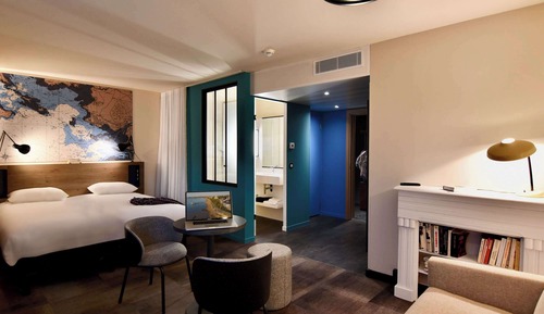 Suite, 1 cama doble con sofá cama